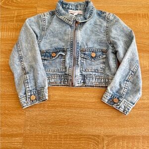 Nannette Light Blue Denim Kids Jacket
